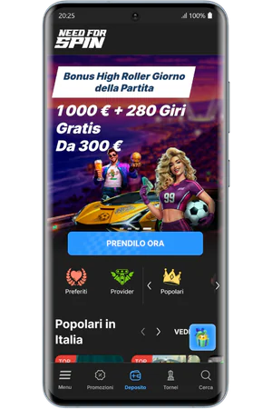 Need for Spin conto creato
